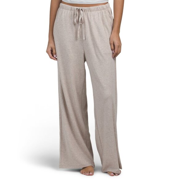 EILEEN FISHER Wheat Melange Wide Ankle Pants - Picture 1 of 2